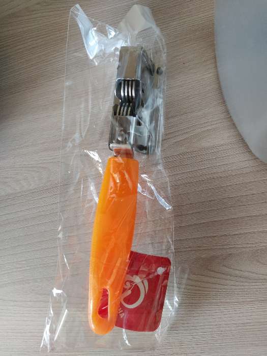 Фотография покупателя товара Точилка для ножей Доляна «Оранж», 19×3,5 см - Фото 4