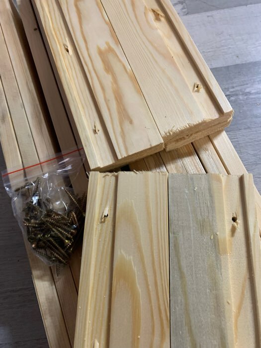 Фотография покупателя товара Стеллаж деревянный 150х64х27,5 см, 4 полки, 2 сорт