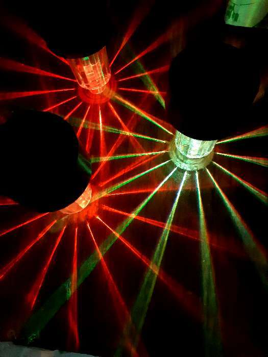 Фотография покупателя товара Садовый светильник на солнечной батарее «Цилиндр», 4.5 × 30 × 4.5 см, 1 LED, свечение мульти (RGB) - Фото 17