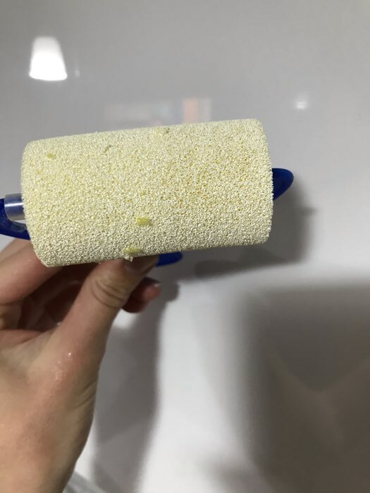 Фотография покупателя товара Валик для краски, поролон, фигурный, пластиковая ручка, в пакете - Фото 1