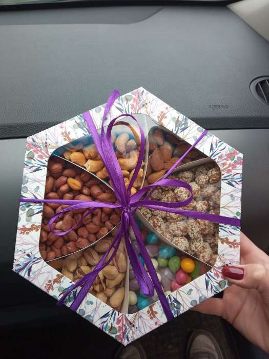 Фотография покупателя товара Коробка кондитерская, упаковка, «Вдохновляй красотой», 23×20×4 см - Фото 5