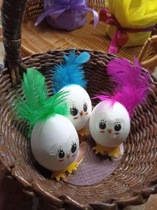 Фотография покупателя товара Набор для украшения кулича «Цыплята» на пасху, 12 х 16 х 1 см. - Фото 1