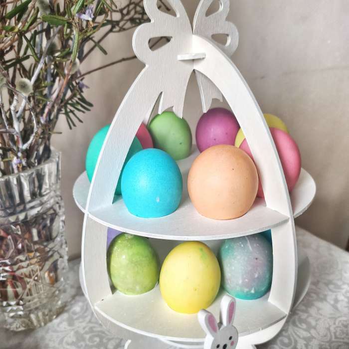 Фотография покупателя товара Подставка для пасхальных яиц «Пасхальное Яйцо», 30×21×21 см - Фото 1