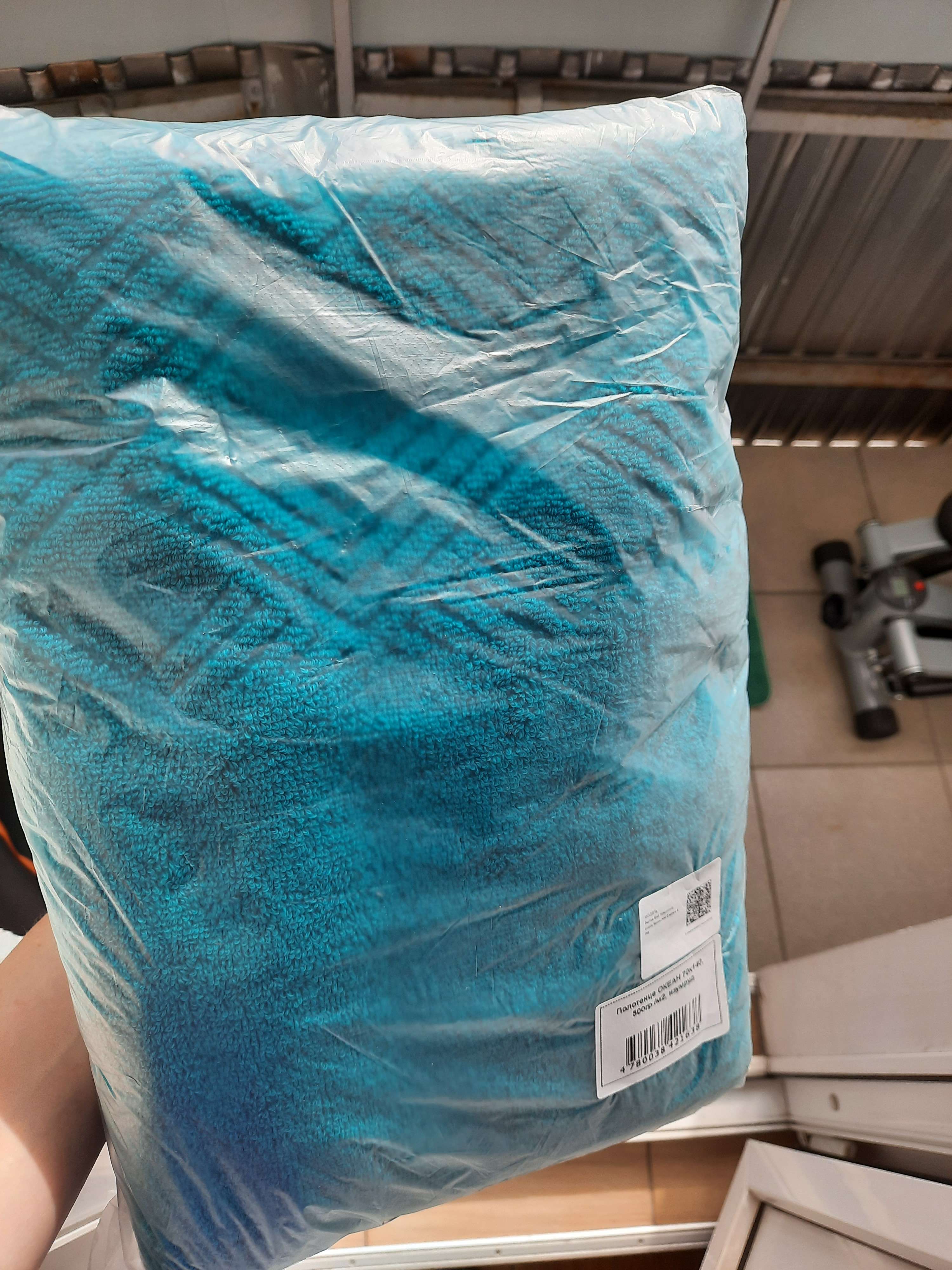 Фотография покупателя товара Полотенце махровое ОКЕАН 02-079 50х90 см, изумруд, хлопок 100%, 500г/м2 - Фото 1