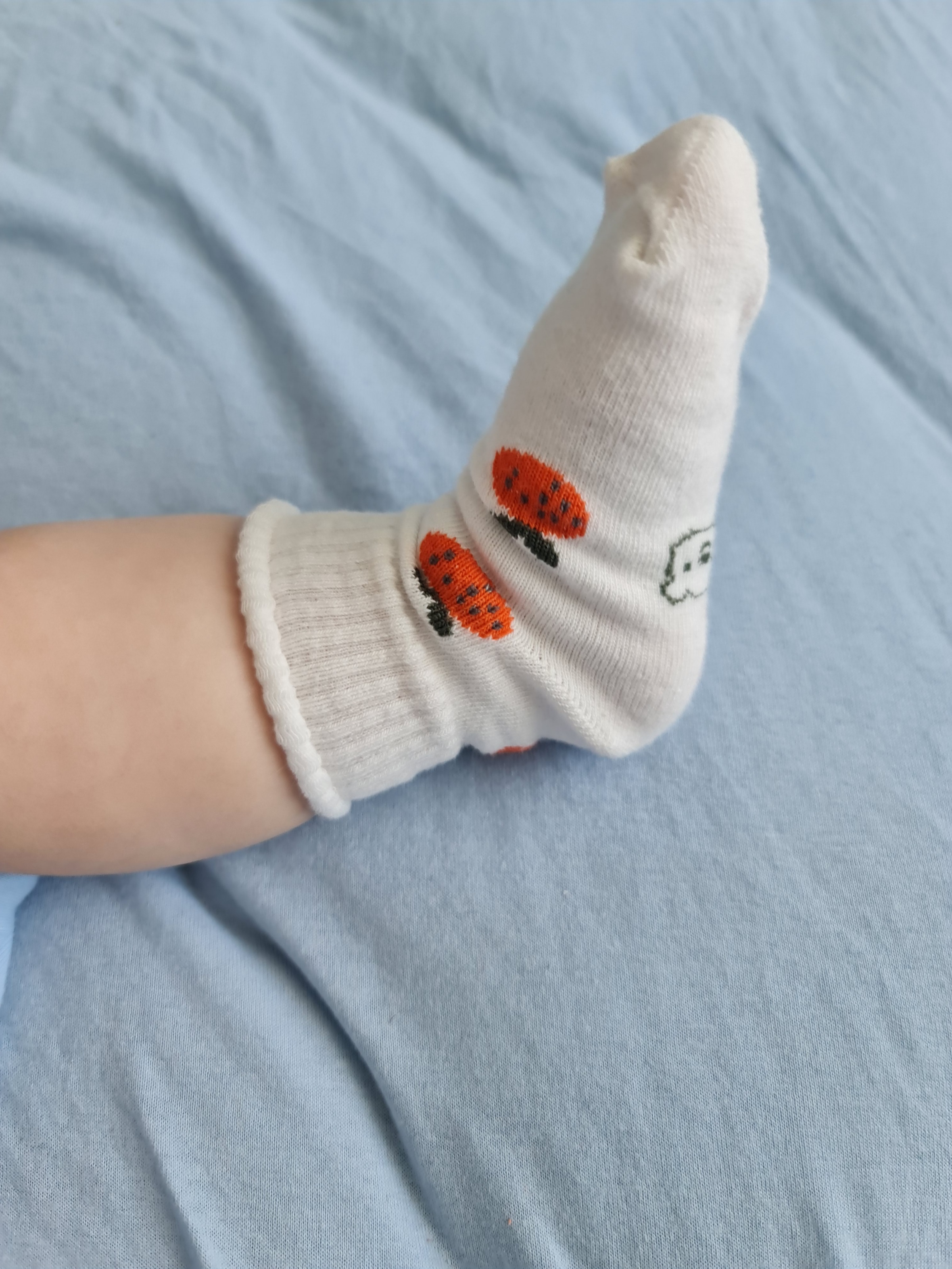 Фотография покупателя товара Набор детских носков Крошка Я Oranges 3 пары, р. 12-14 см - Фото 2