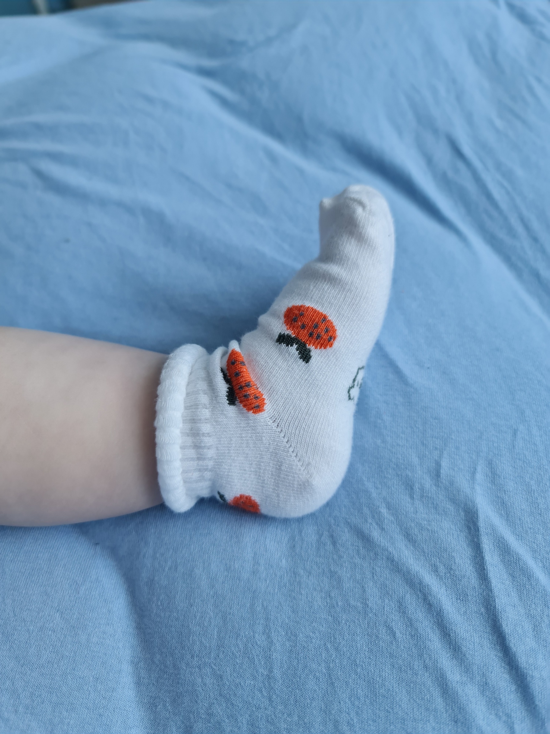 Фотография покупателя товара Набор детских носков Крошка Я Oranges 3 пары, р. 12-14 см - Фото 1