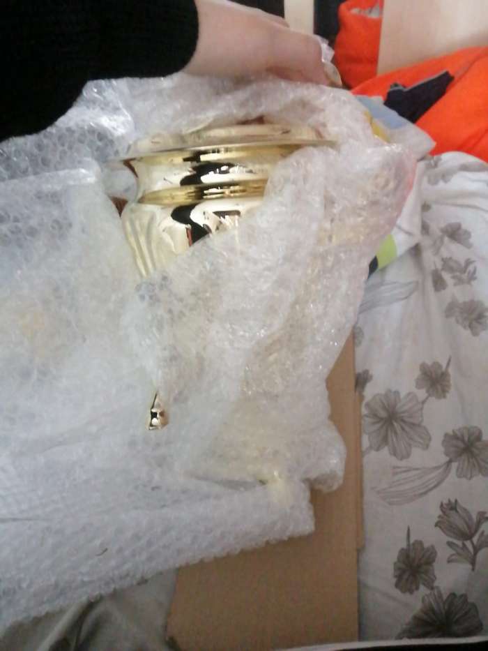 Фотография покупателя товара Самовар «Золото», рюмка, 2,5 л, жаровой, труба входит в комплектацию - Фото 1