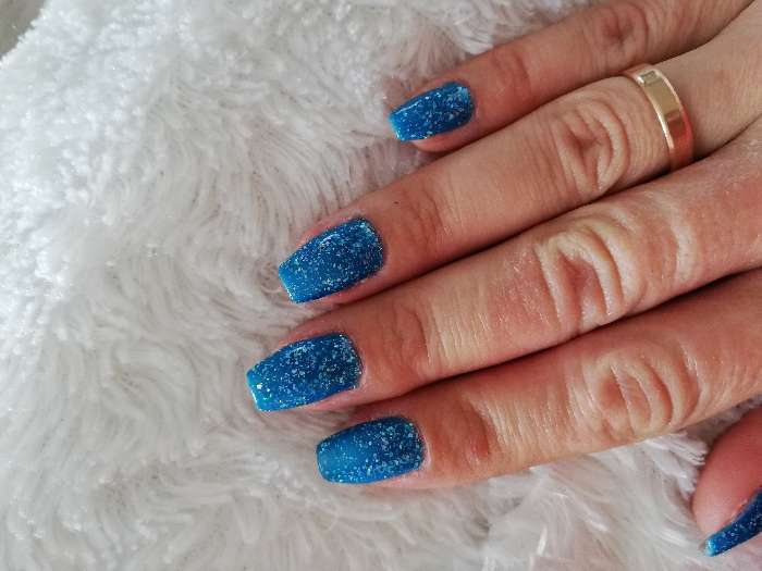 Фотография покупателя товара Гель-лак для ногтей "Искрящийся бриллиант", трёхфазный LED/UV, 10мл, цвет 011 тёмно-голубой - Фото 13
