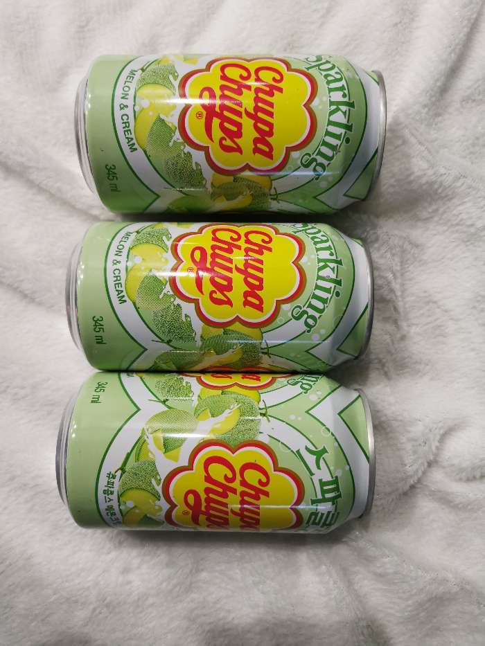 Фотография покупателя товара Газированный напиток Chupa Chups «‎Дыня крем»‎, 345 мл - Фото 1