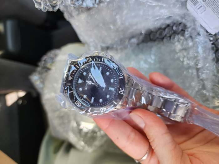 Фотография покупателя товара Часы наручные мужские, d=4.3 см, светящиеся - Фото 2