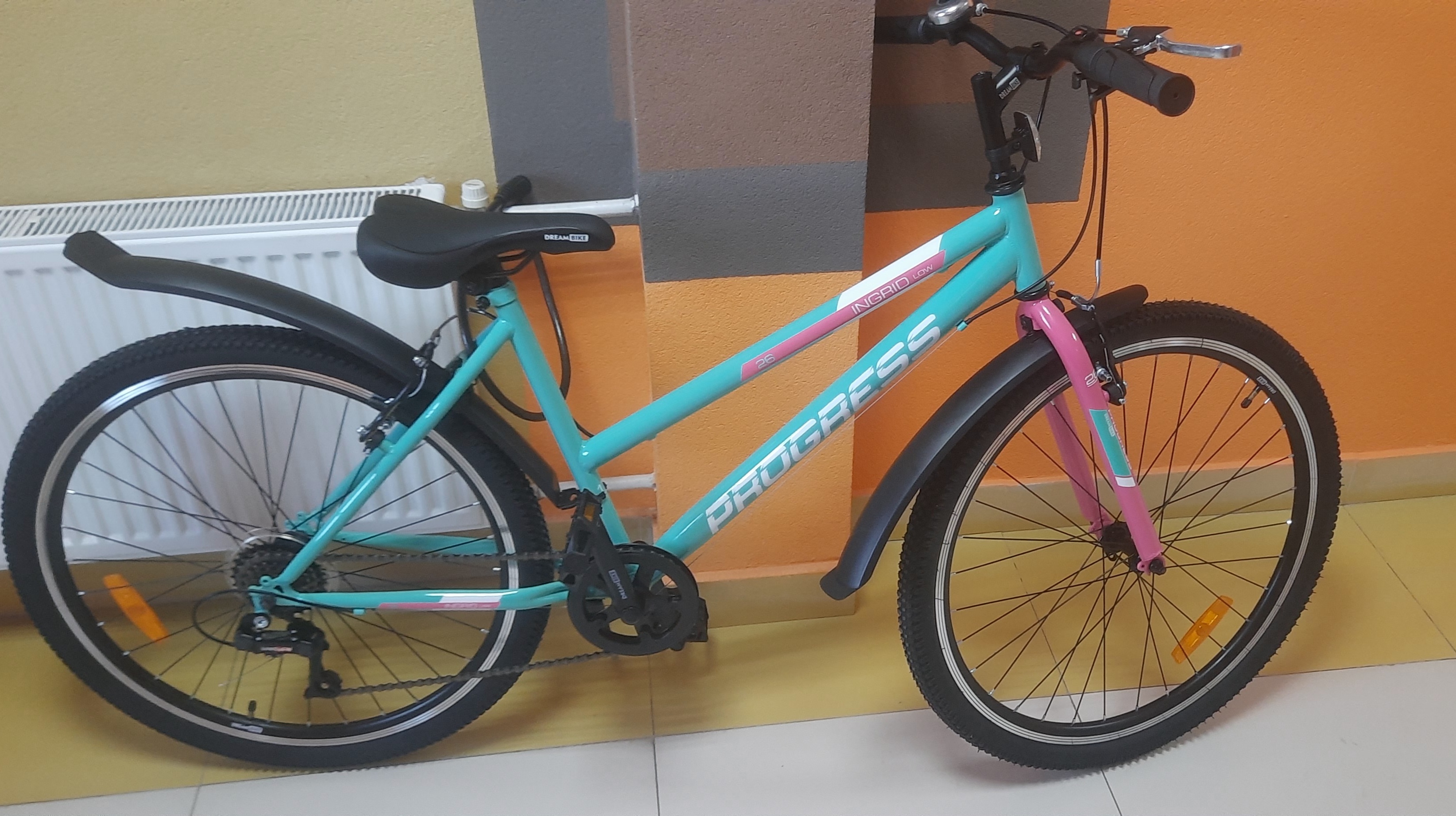 Фотография покупателя товара Велосипед 26" PROGRESS Ingrid Low RUS, цвет фисташковый, р. 15" - Фото 5