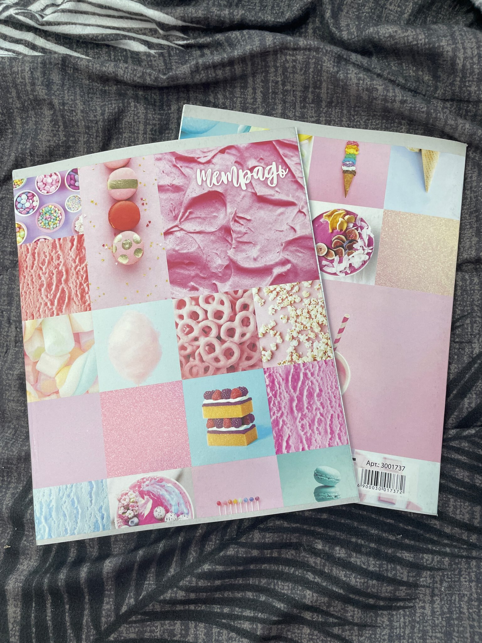 Фотография покупателя товара Тетрадь 36 листов в клетку Calligrata «Коллаж», обложка мелованный картон, МИКС - Фото 1