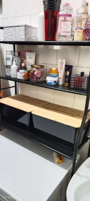 Фотография покупателя товара УЦЕНКА Органайзер с крышкой 1секц Black Secret 9.5×9.5×7 см чёрн пакет вклад QF - Фото 1