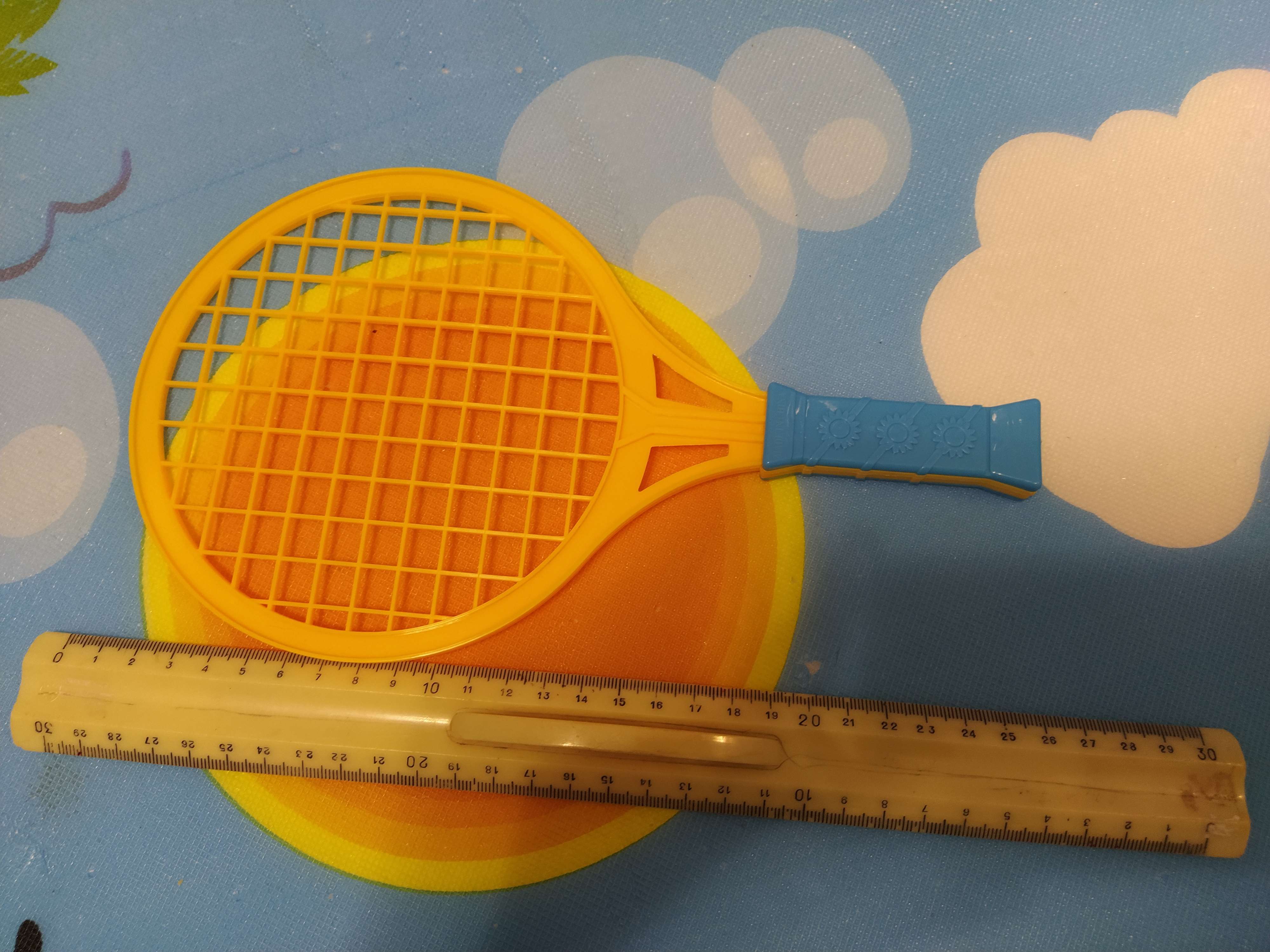 Фотография покупателя товара Набор ракеток «Крутой теннис», 2 ракетки, 2 шарика, цвет МИКС - Фото 1