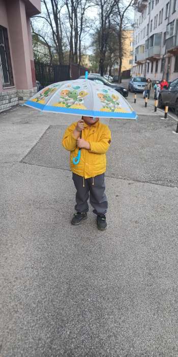 Фотография покупателя товара Детский зонт п/авт «Ягодный принт Арбуз» d = 84 см, R = 42 см, 8 спиц, 68 × 10 × 8 см - Фото 1