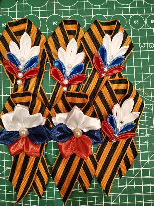 Фотография покупателя товара Лента «Георгиевская», 33 мм, 25±1 м - Фото 1