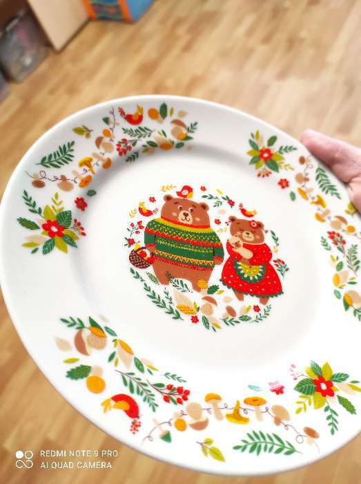 Фотография покупателя товара Набор посуды «Мишкины сказки», 3 предмета - Фото 3