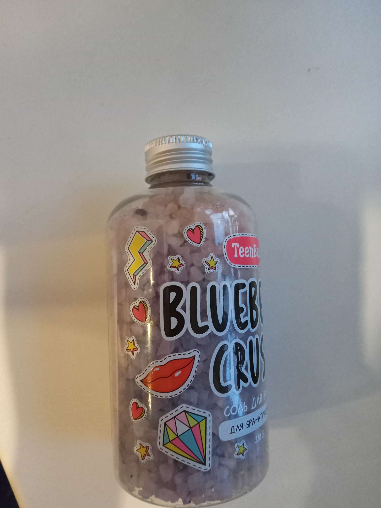 Фотография покупателя товара Cоль для ванны, 330 г, аромат черники, TeenBee - Фото 3