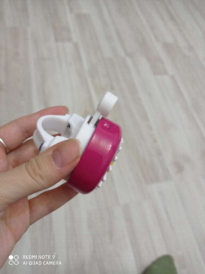 Фотография покупателя товара Звонок велосипедный Fashion girls Graffiti, розовый - Фото 1