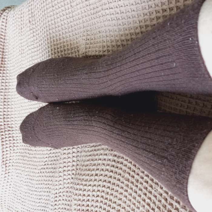 Фотография покупателя товара Носки женские длинные MINAKU, цв. коричневый, р-р 36-39 - Фото 1