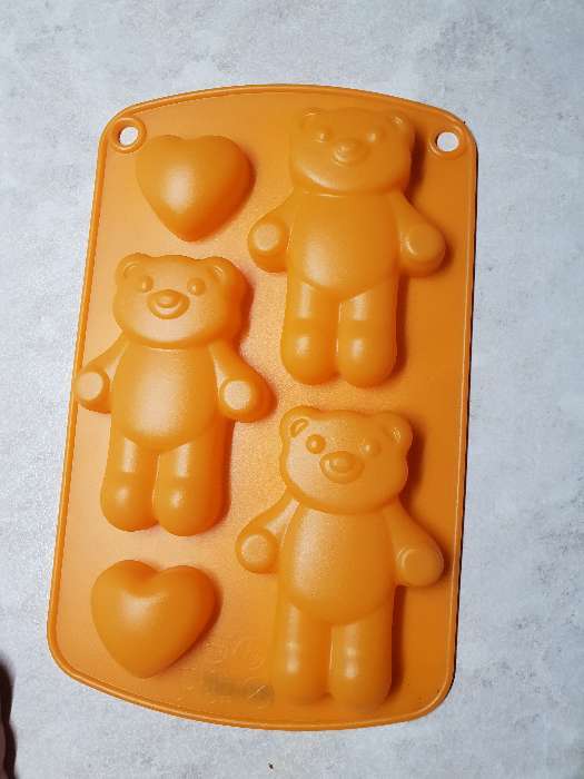 Фотография покупателя товара Форма для выпечки «Три медведя» Regent inox Silicone, размер 21х13х2 см