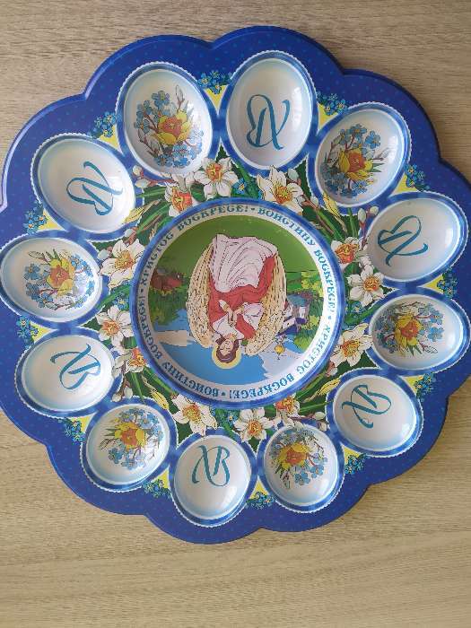 Фотография покупателя товара Пасхальная подставка «Ангел», на 12 яиц и кулич