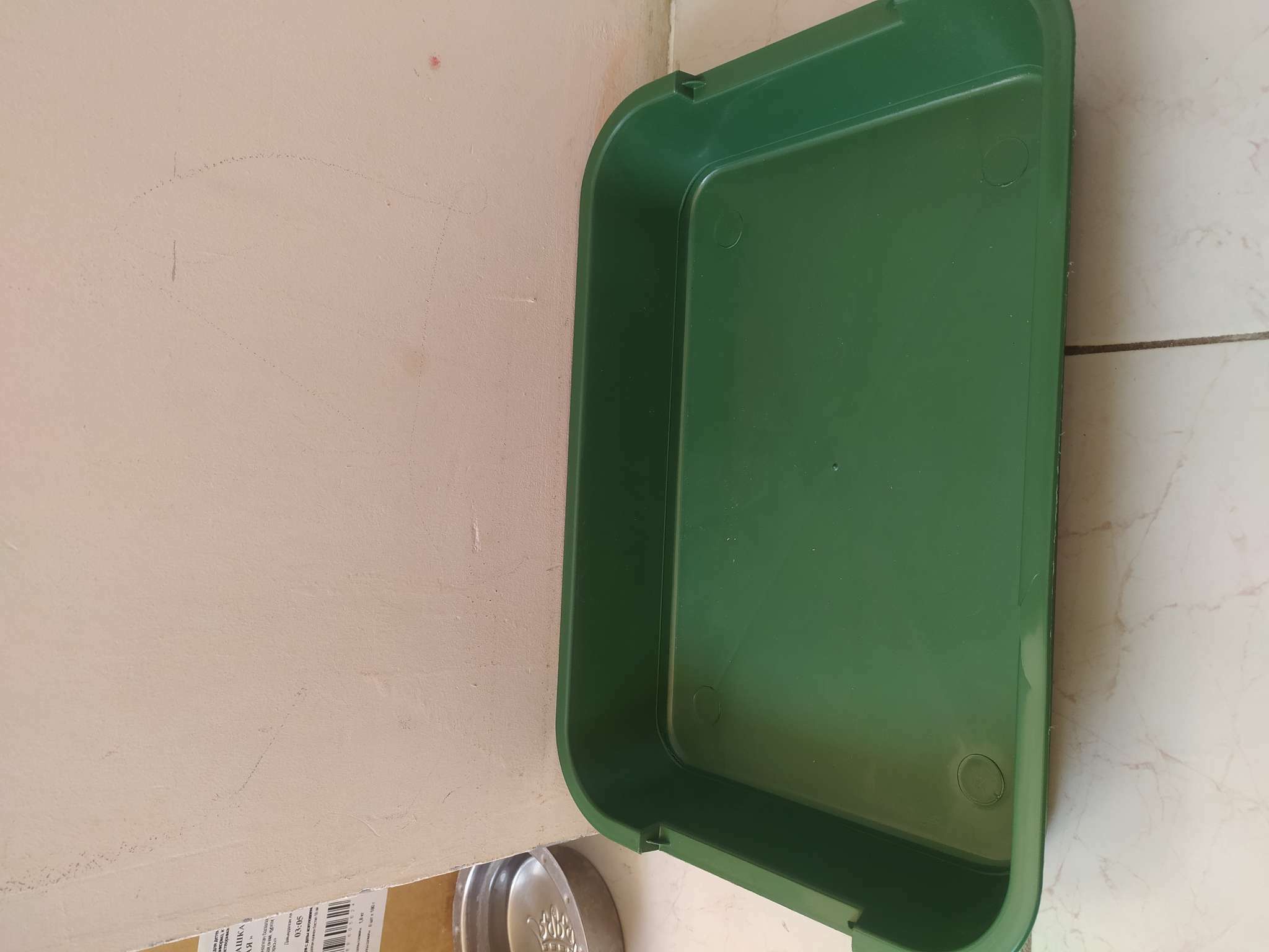 Фотография покупателя товара Туалет средний без сетки 36 х 26 х 6,5 см, зеленый - Фото 1