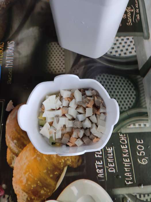 Фотография покупателя товара Слайсер для картофеля Magistro Vegan pro, 2 насадки и пушер, 10×8×14,5 см, цвет чёрно-белый - Фото 2