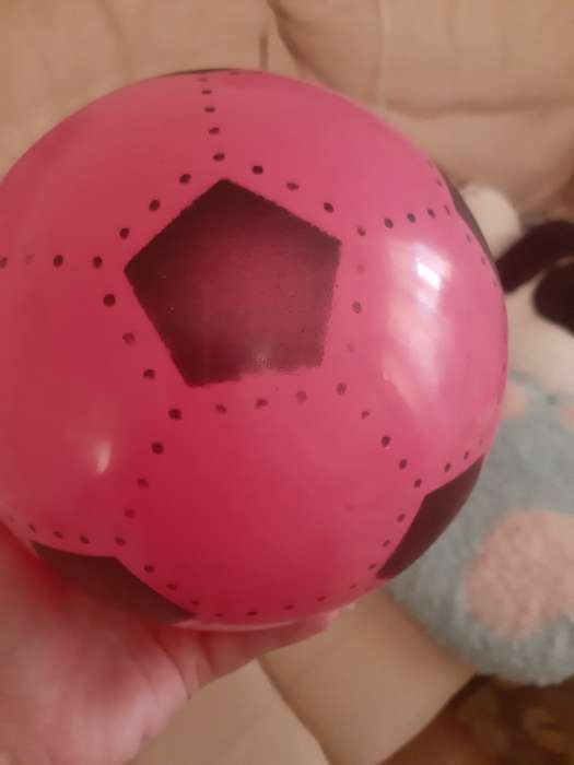 Фотография покупателя товара Мяч детский «Футбол», d=16 см, 45 г, цвет МИКС - Фото 7