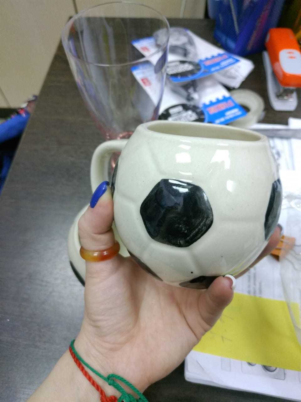Фотография покупателя товара Кружка "Мяч", керамика, 0.33 л, 1 сорт - Фото 20