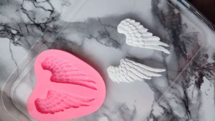 Фотография покупателя товара Молд Доляна «Крылья», силикон, 7×6,5 см, цвет МИКС