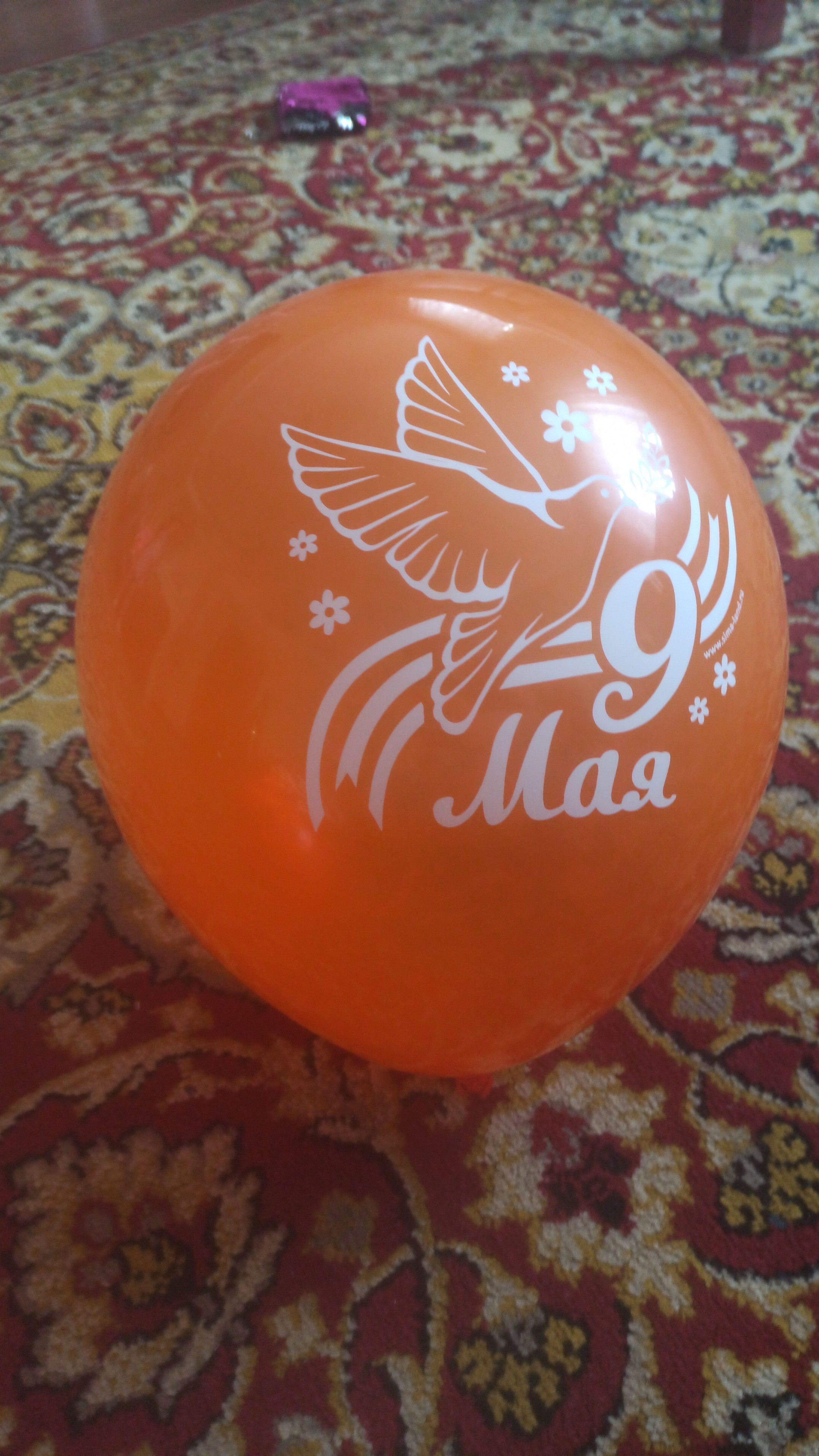 Фотография покупателя товара Набор воздушных шаров 12" «9 Мая», голубь, 50 шт. - Фото 12