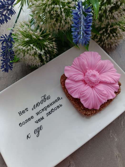 Фотография покупателя товара Блюдо керамическое Flower, 20.5 х 12.5 х 1.8 см, цвет белый - Фото 2