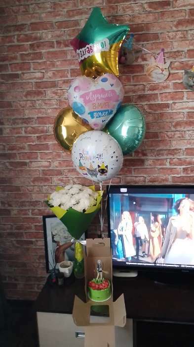 Фотография покупателя товара Воздушный шар фольгированный 18" «Лучшей в мире дочке», сердце - Фото 1