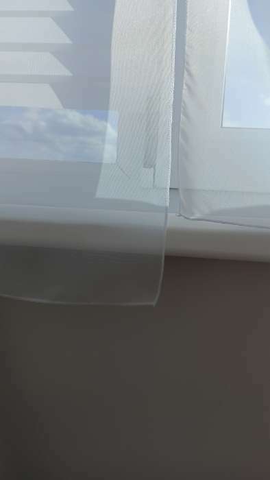 Фотография покупателя товара Штора-тюль Witerra для кухни 140х180 см, цвет белый, вуаль, п/э100%