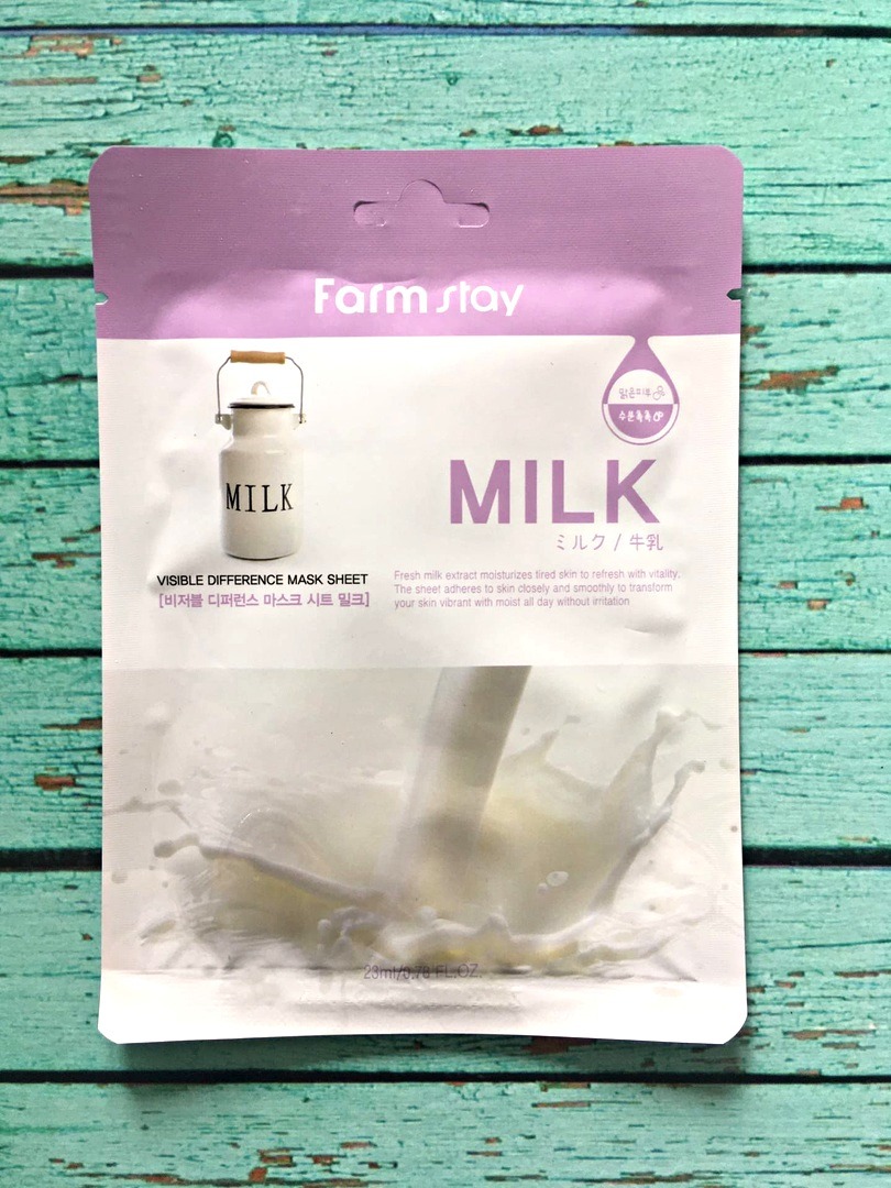 Фотография покупателя товара Тканевая маска с молочными протеинами Farmstay, 23 мл