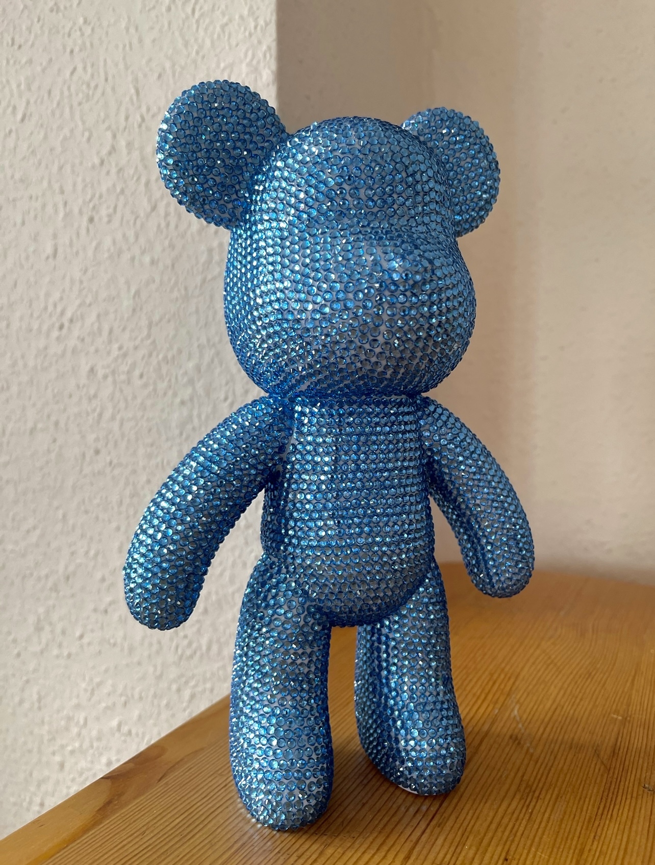 Фотография покупателя товара Алмазная мозаика на фигурке с полным заполнением «Медведь», синий - Фото 1