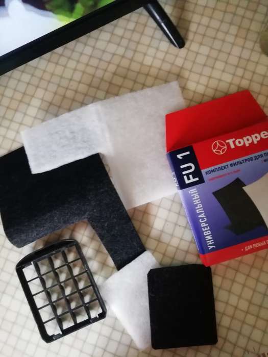 Фотография покупателя товара Комплект универсальных фильтров Topperr для пылесоса FU1 - Фото 1