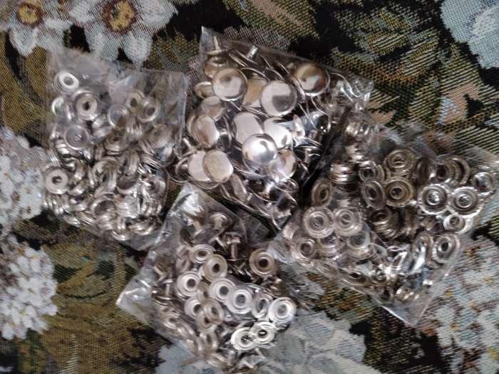 Фотография покупателя товара Кнопка установочная, Омега (О-образная), железная, d = 15 мм, цвет серебряный