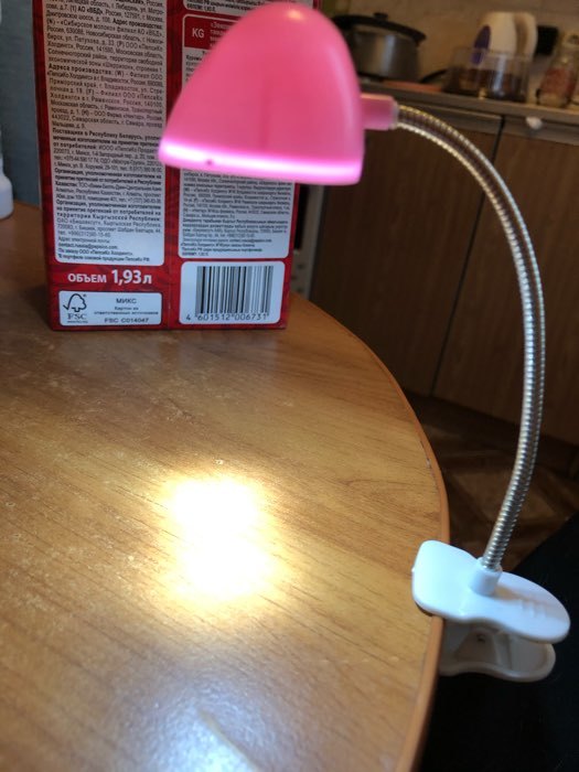 Фотография покупателя товара Лампа на прищепке LED "Прожектор" от батареек МИКС 14х4х3,8 см - Фото 3