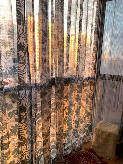 Фотография покупателя товара Тюль Этель «Тропический остров", на шторной ленте 145х270 см, 70гр/м2, 100% п/э - Фото 4