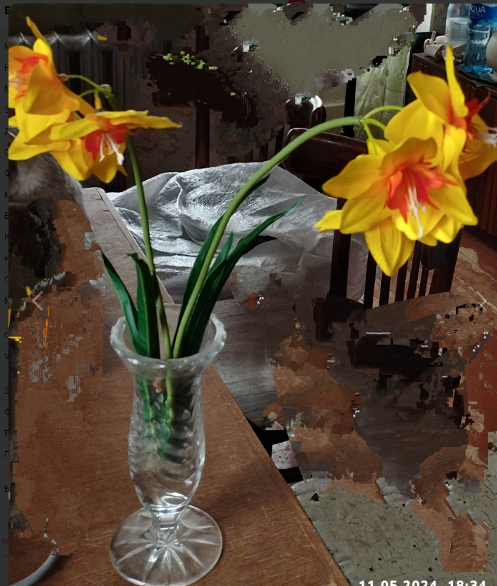 Фотография покупателя товара Цветы искусственные "Нарцисс" 60 см, жёлтый