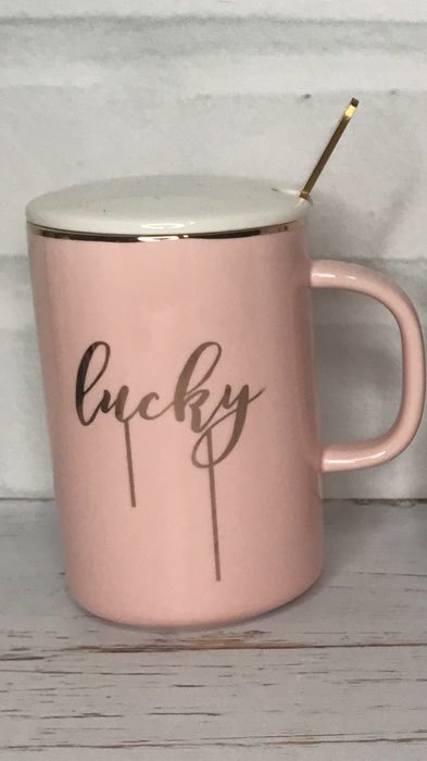 Фотография покупателя товара Кружка с крышкой и ложкой «Анабель», 400 мл, керамика, рисунок МИКС - Фото 1