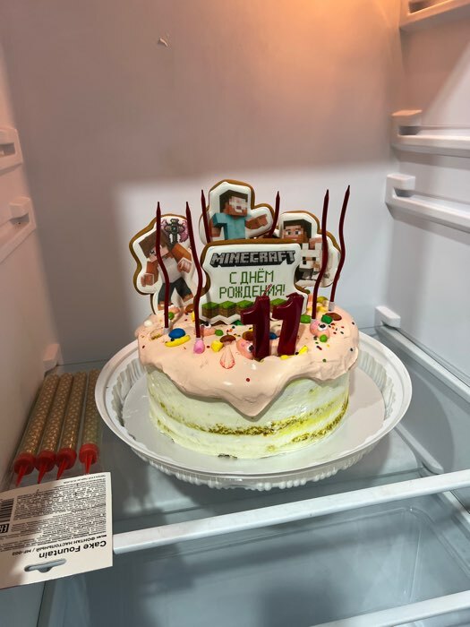 Фотография покупателя товара Свечи для торта витые "Серпантин" 6  шт, коктейльные, фиолетовые - Фото 3