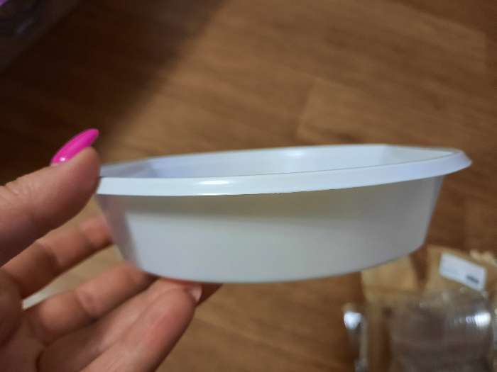 Фотография покупателя товара Тарелка пластиковая одноразовая суповая, 600 мл, цвет белый - Фото 4