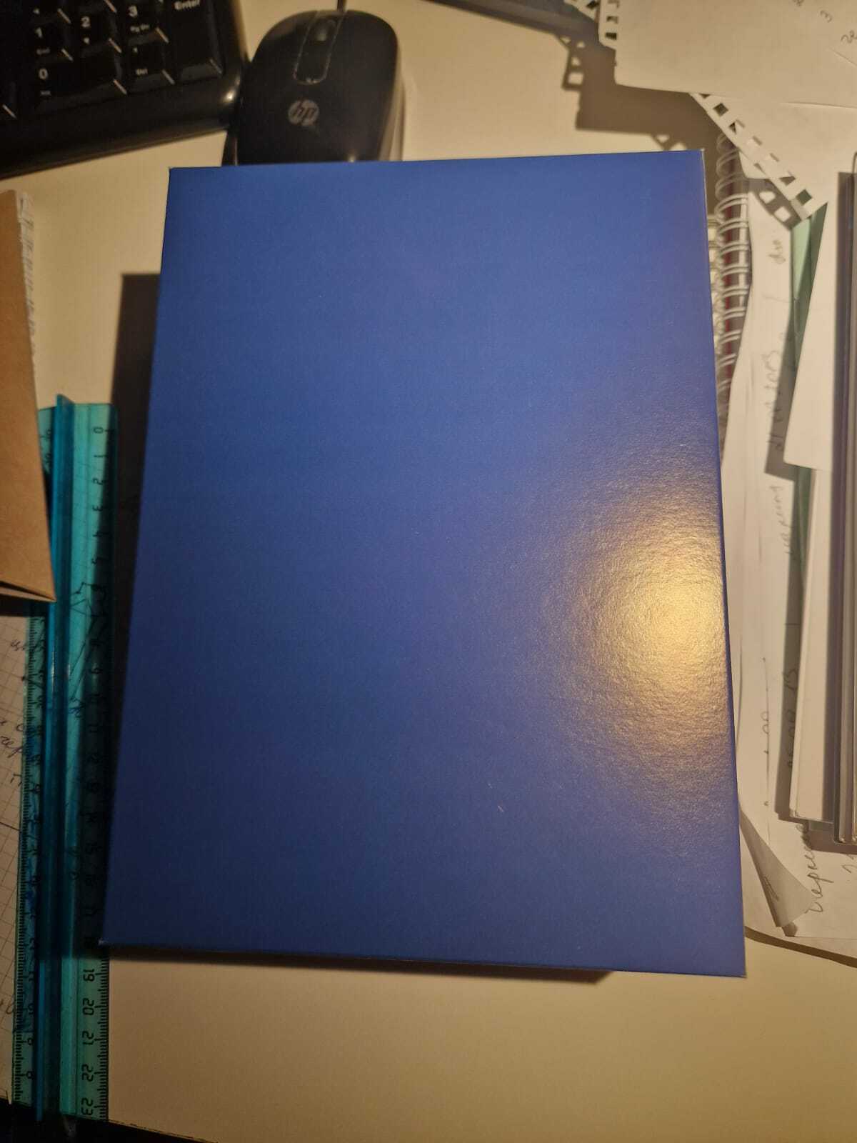 Фотография покупателя товара Коробка подарочная складная, упаковка, «Синяя», 30 х 20 х 9 см - Фото 1