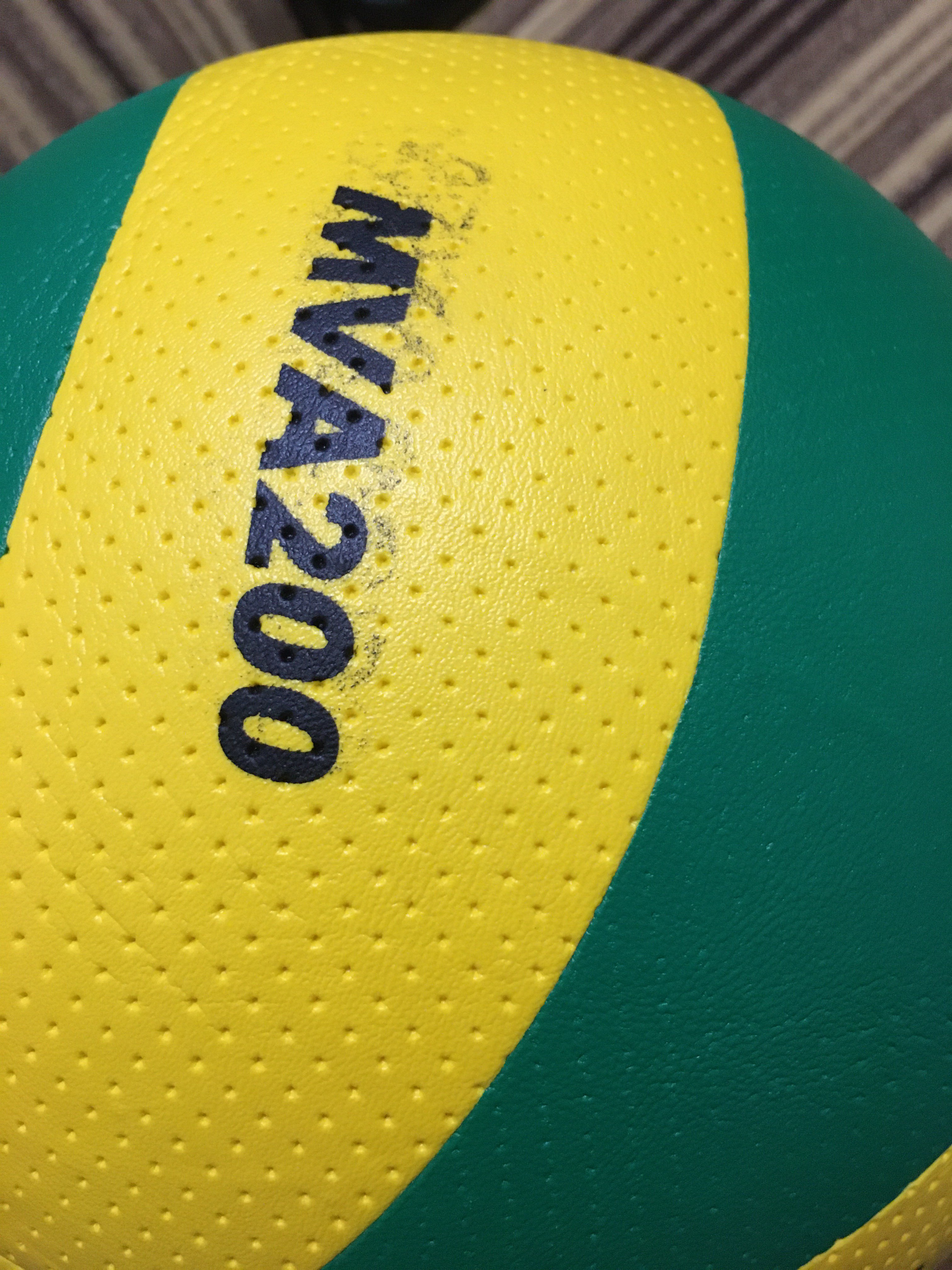 Фотография покупателя товара Мяч волейбольный MINSA, PU, клееный, 8 панелей, р. 5 - Фото 2