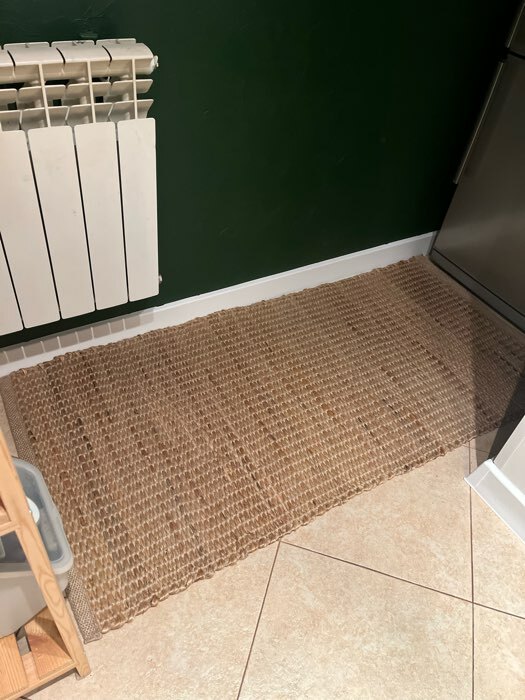 Фотография покупателя товара Ковер Этель Style 70*140см, 100% джут, 1700 гр/м2 - Фото 1