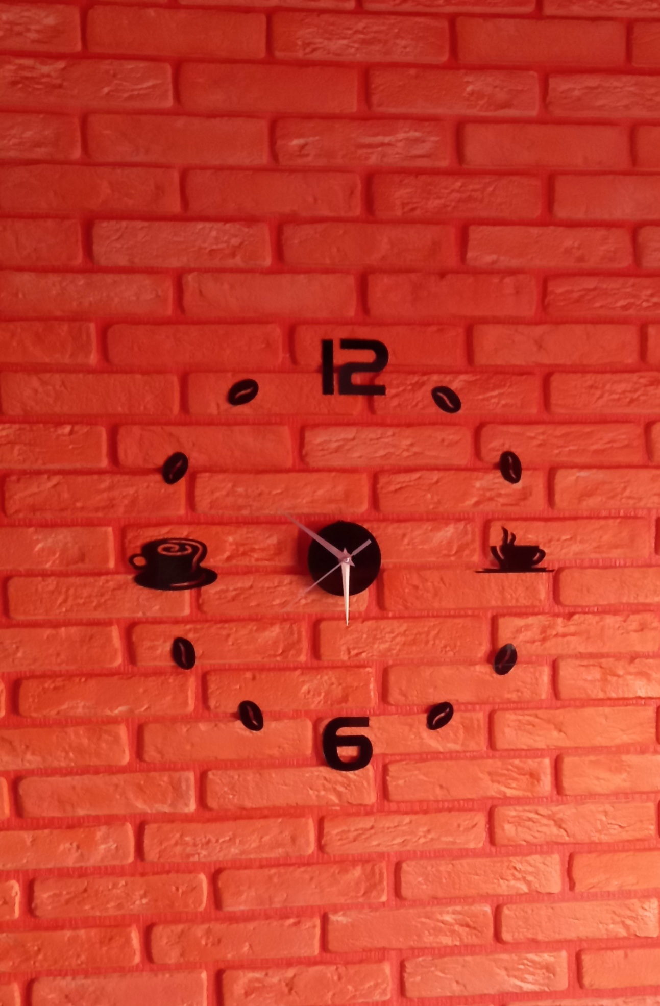 Фотография покупателя товара Часы-наклейка "Время кофе", d-50 см - Фото 5