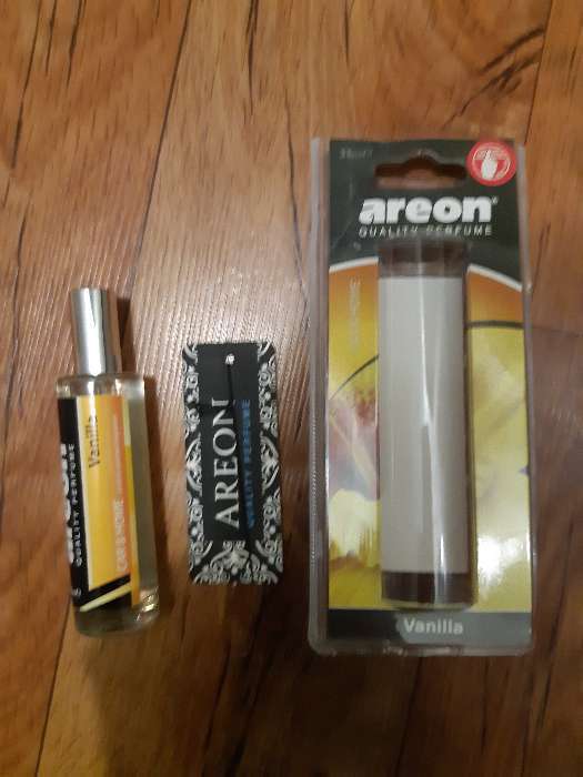 Фотография покупателя товара Ароматизатор Areon Perfume, спрей, блистер, аромат ваниль, 35 мл 27053c - Фото 1